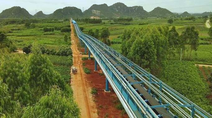 7.8km Belt Conveyor for Meifu Building Materials, Wuxue, Hubei